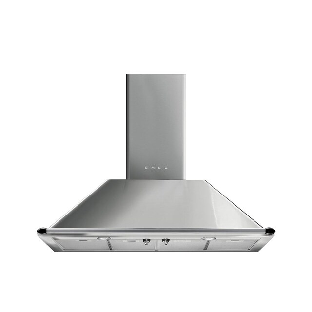Imagem 0 de Exaustor de Parede Smeg Trapézio Victoria KTR110XE com 4 Velocidades e de 110 cm - Aço Inox