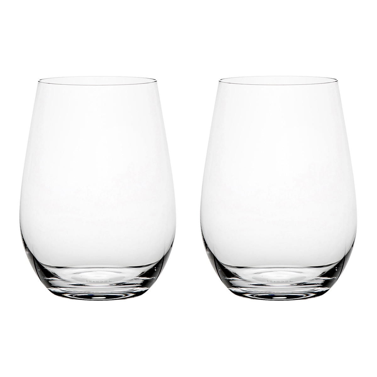 Conjunto de 2 Copos de Vinho Branco Riesling Sem Pé O Transparente-1