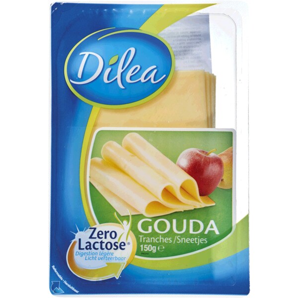 Comprar Queijo Gouda Zero Lactose em Fatias unidade 150 g · Dilea