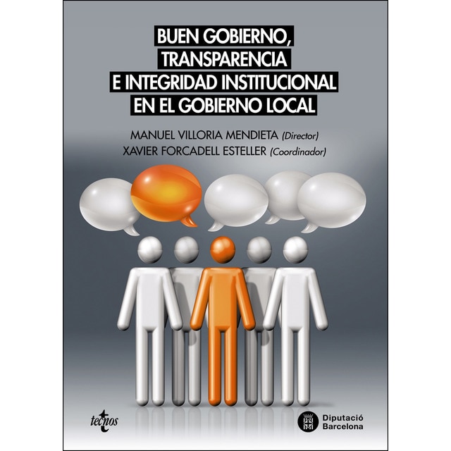 Imagen 0 de Buen gobierno, transparencia e integridad institucional en el gobierno local  (Tapa blanda con solapas)