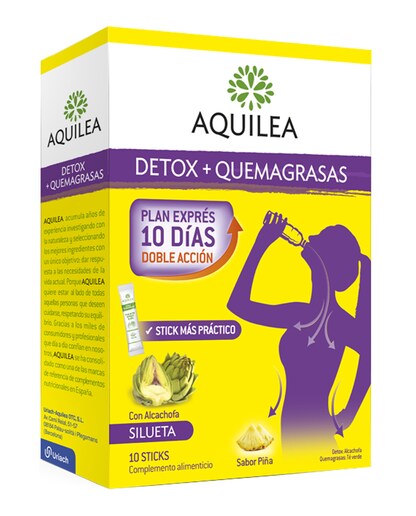 Imagen 0 de Sticks Bebibles Aquilea Detox + Quemagrasas Aquilea