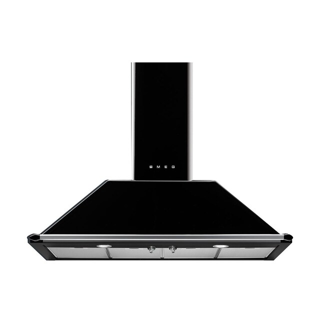Imagem 0 de Exaustor de Parede Smeg Trapézio Victoria KT110BLE com 4 Velocidades e de 110 cm - Preto