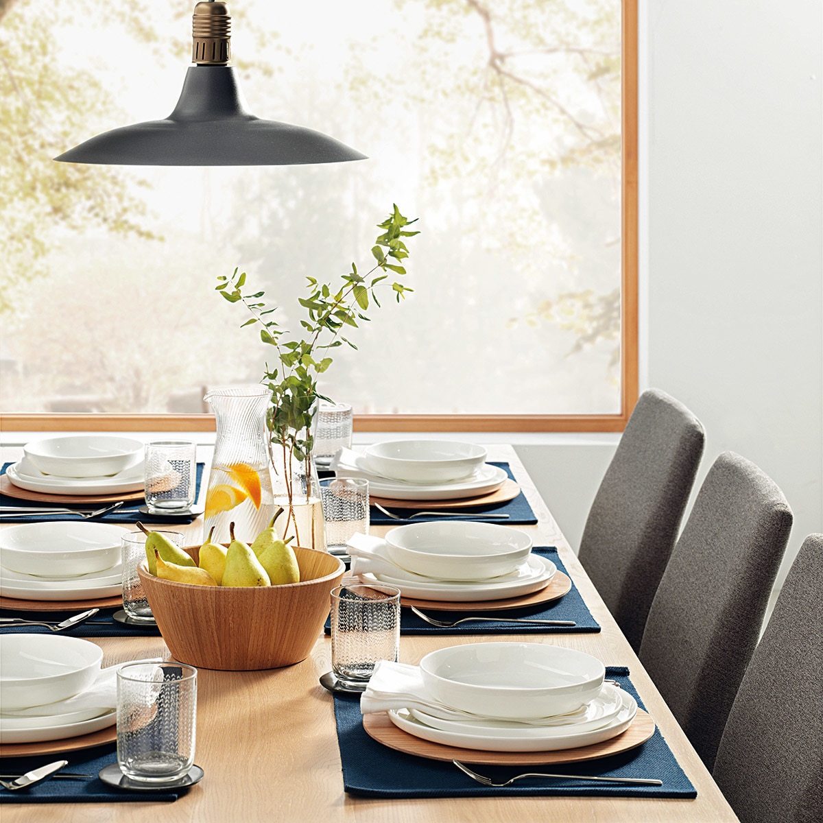 Conjunto de 6 guardanapos White El Corte Inglés Branco-marfim-4