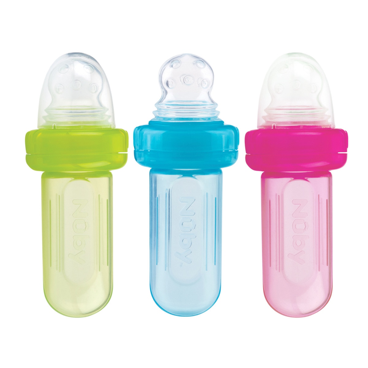 Imagen 0 de Mini Alimentador Nuby de silicona multicolor