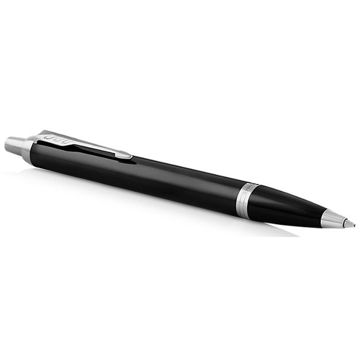 Caneta esferográfica Im Core Laca Parker Preta Preto-1