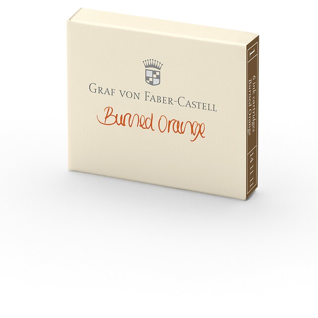 Imagen 0 de Caja con 6 Cartuchos de Tinta Graf von Faber-Castell Naranja