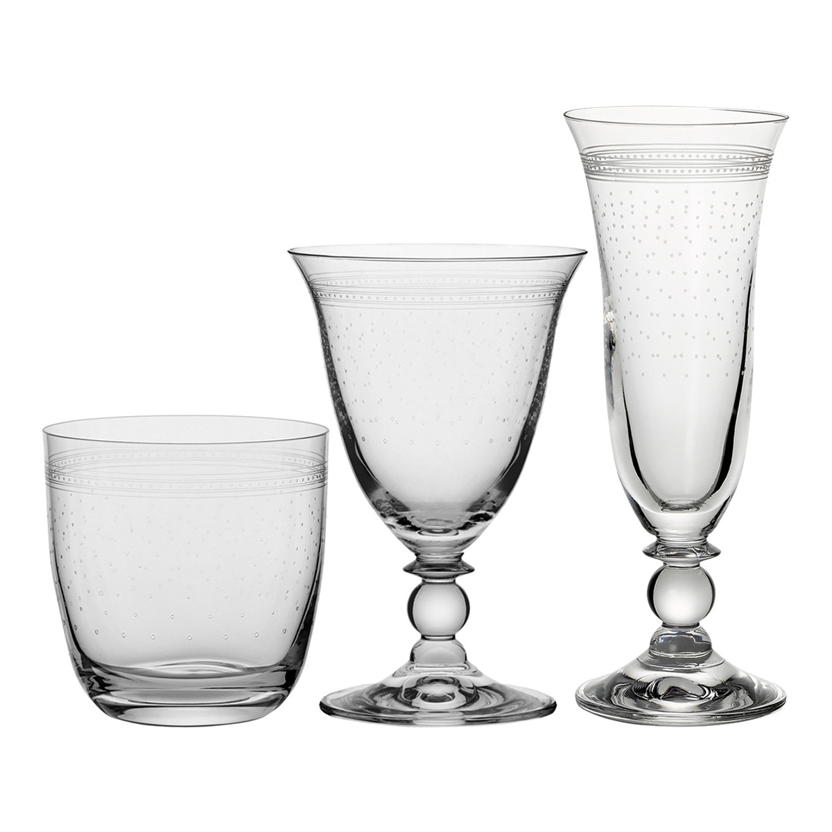 Serviço de cristal por peças Dots El Corte Inglés 1