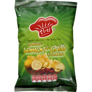 Ti-ti Batatas Fritas com Sabor a Limão e Chilli embalagem 35 g