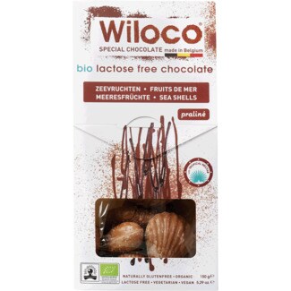 Wiloco Frutos do Mar Praliné Vegan sem Lactose e Glúten Biológico embalagem 150 g