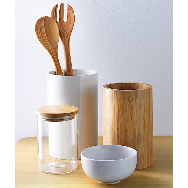 Imagen 0 de Bote de cocina con tapa de Bambú El Corte Inglés