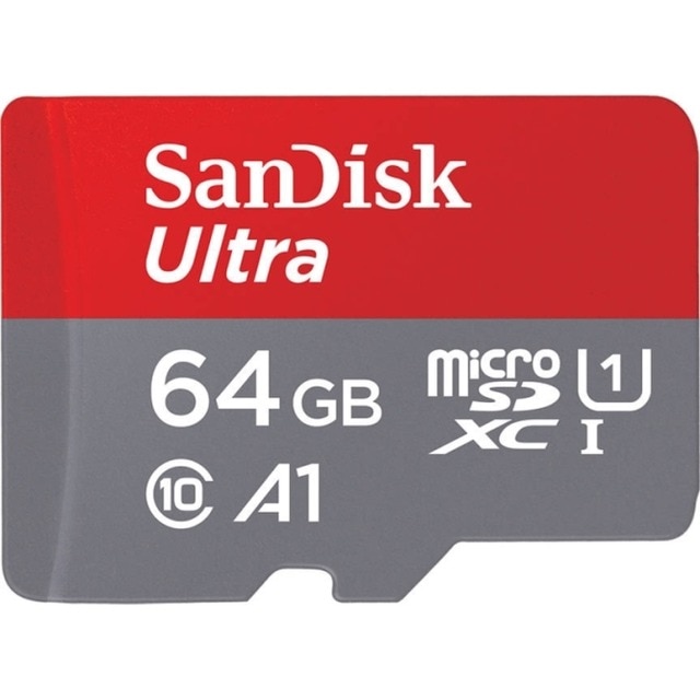 Imagem 0 de Cartão de Memória SanDisk Micro SDXC Classe 10 A1, 64 GB + Adaptador 100 MB