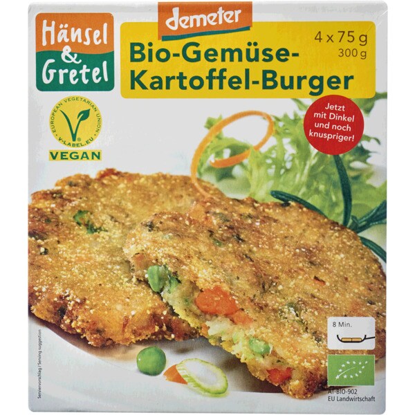 Hansel & Gretel Pasteís com Vegetais e Batata Vegan Biológicos embalagem 300 g
