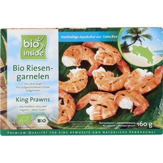 Bio Inside Camarão Ultra Congelado Biológico embalagem 200 g