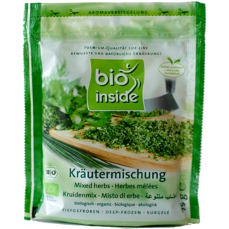 Bio Inside Ervas Aromáticas Ultra Congeladas Biológicas embalagem 75 g