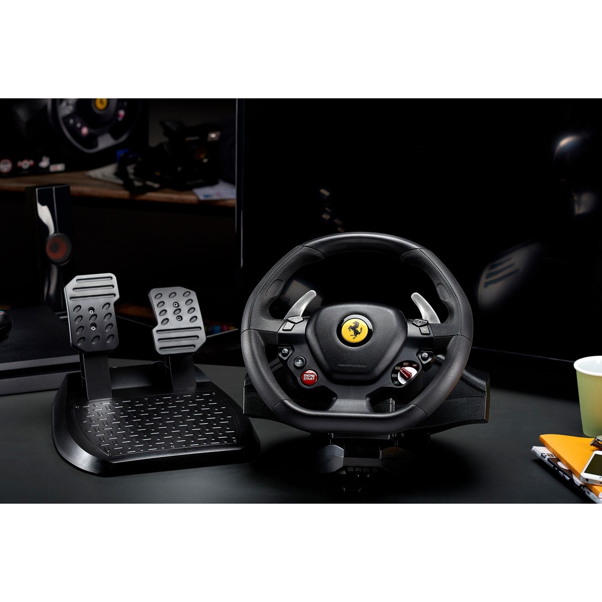Volante Thrustmaster T80 RW Ferrari 488 GTB - PC/PS4 6