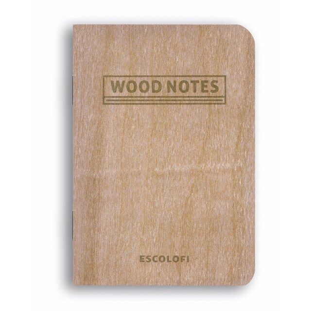 Imagen 0 de Libreta Grapada Wood Notes 75X105 24 Hojas 90 Gr  Escolofi Liso