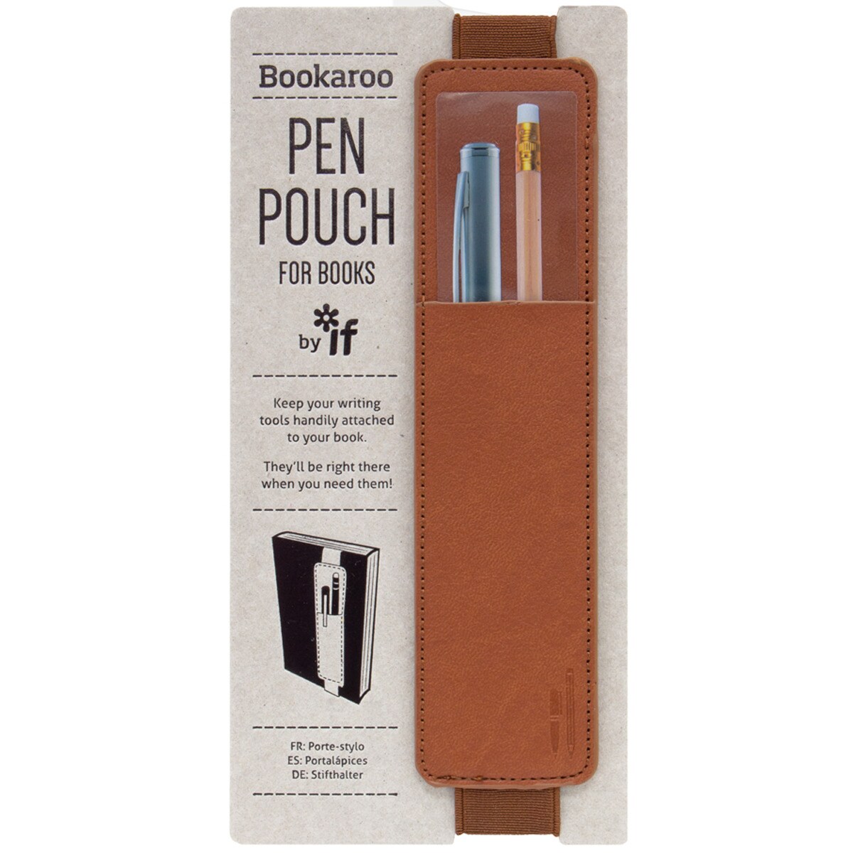 That Company Called If - Sujetalápices Para Libro If Bookaroo Marrón