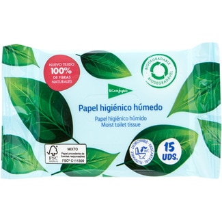 papel higiénico húmedo envase 15 unidades - El Corte Ingles