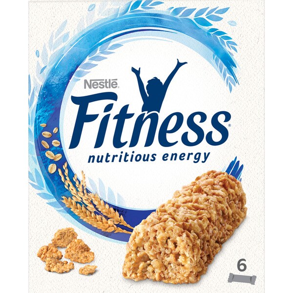 Nestlé Fitness Barras de Cereais de Trigo Integral Pack 6 embalagem 141 g