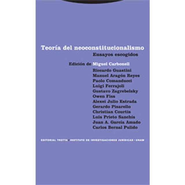 Imagem 0 de Teoría del neoconstitucionalismo: Ensayos escogidos(Tapa blanda)
