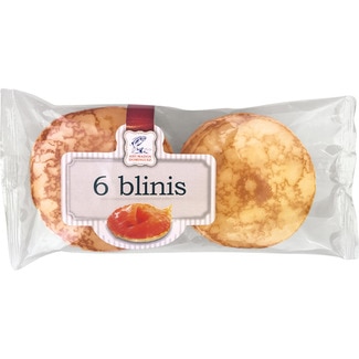 blinis grandes 6 unidades bolsa 160 g - Ahumados Dominguez