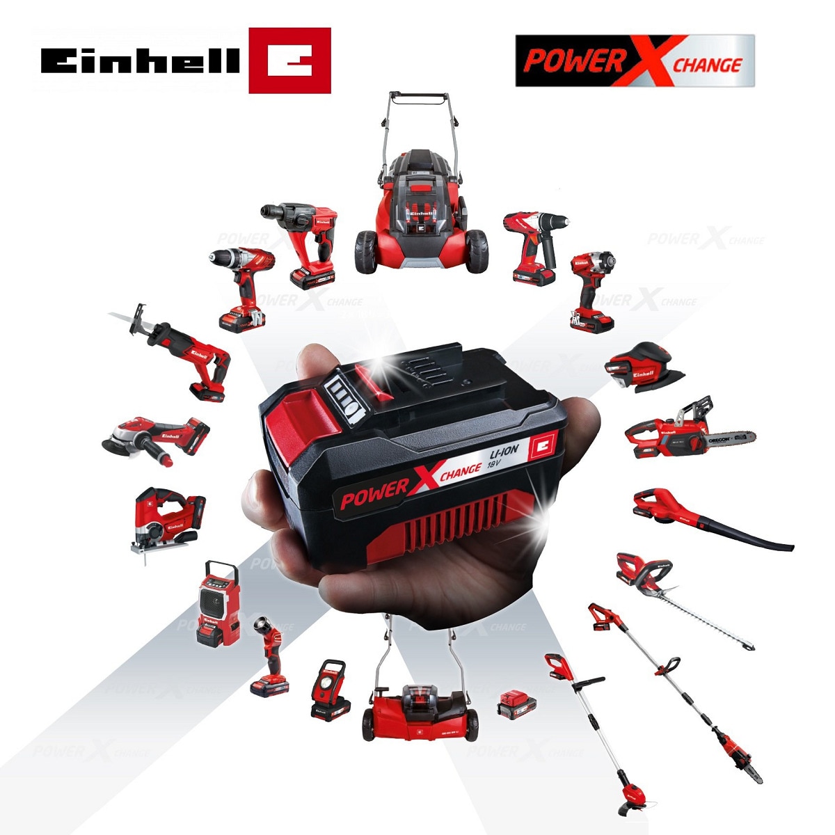 Bateria Power X-Change Rojo / Negro-2
