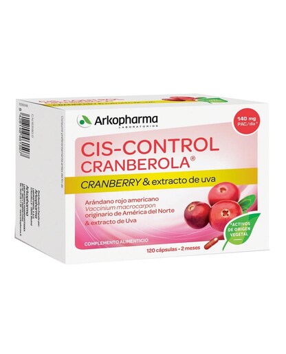 Imagen 0 de 120 Cápsulas Ciscontrol Cranberola Arkopharma