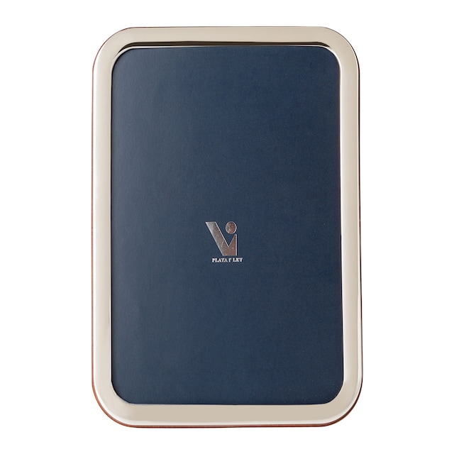 Imagem 0 de Moldura de fotos de prata Curvas Vinard