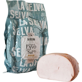 pechuga de pavo natural reducida en sal - 25% - La Selva