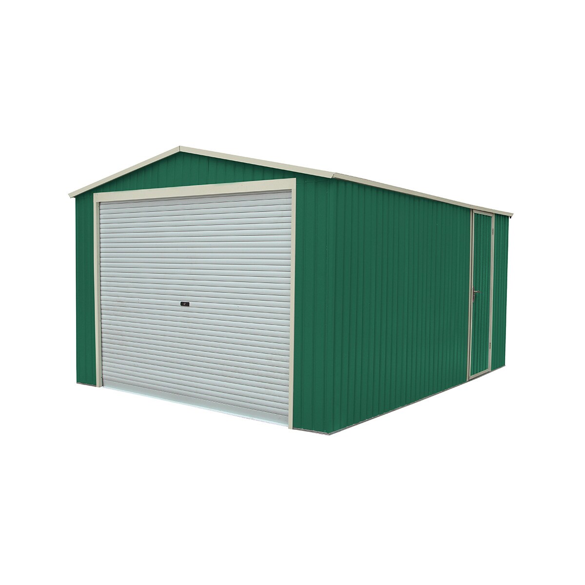 Garaje metálico Leicester Verde oscuro-2