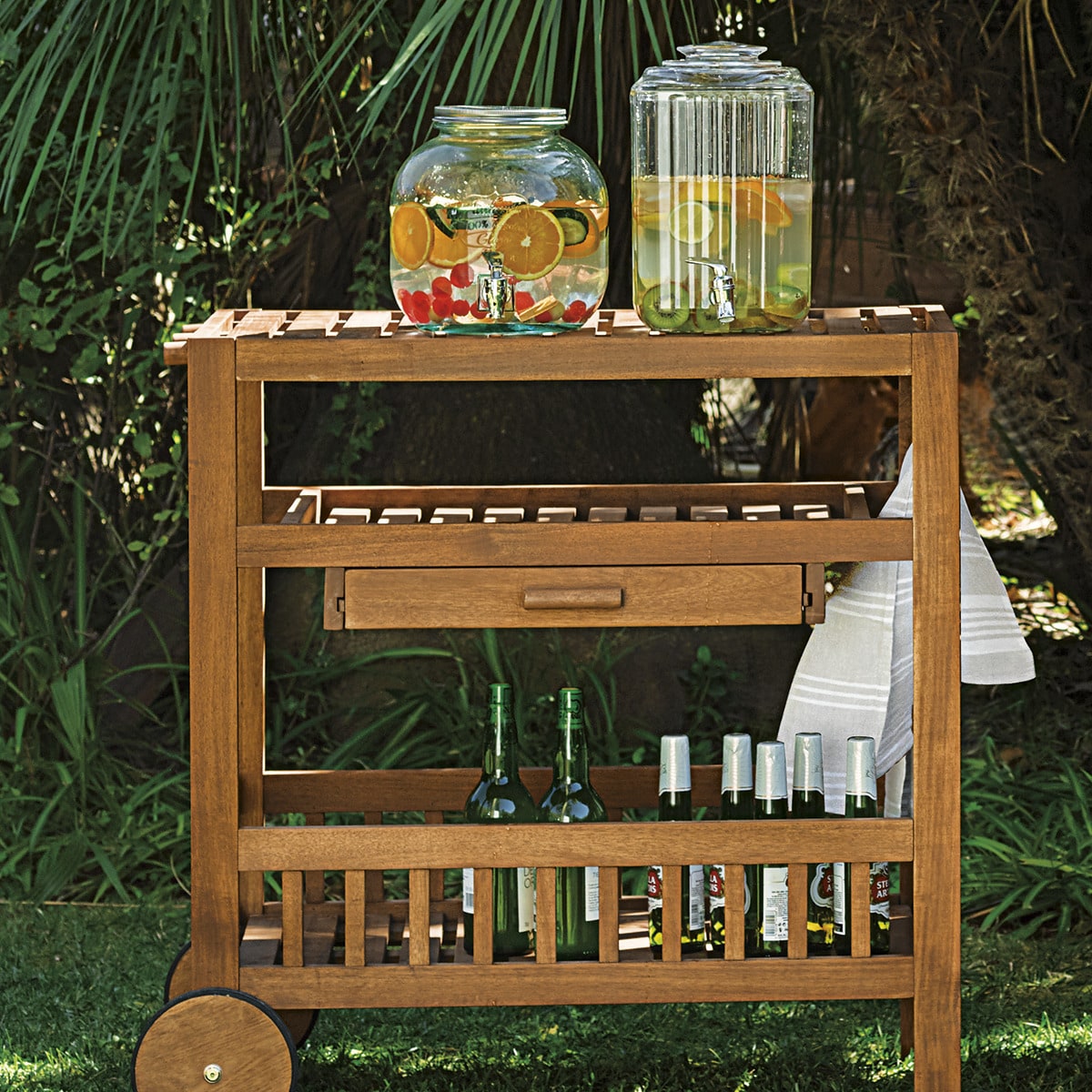 Dispensador com torneira de Vidro Reciclado Authentic Verde-3