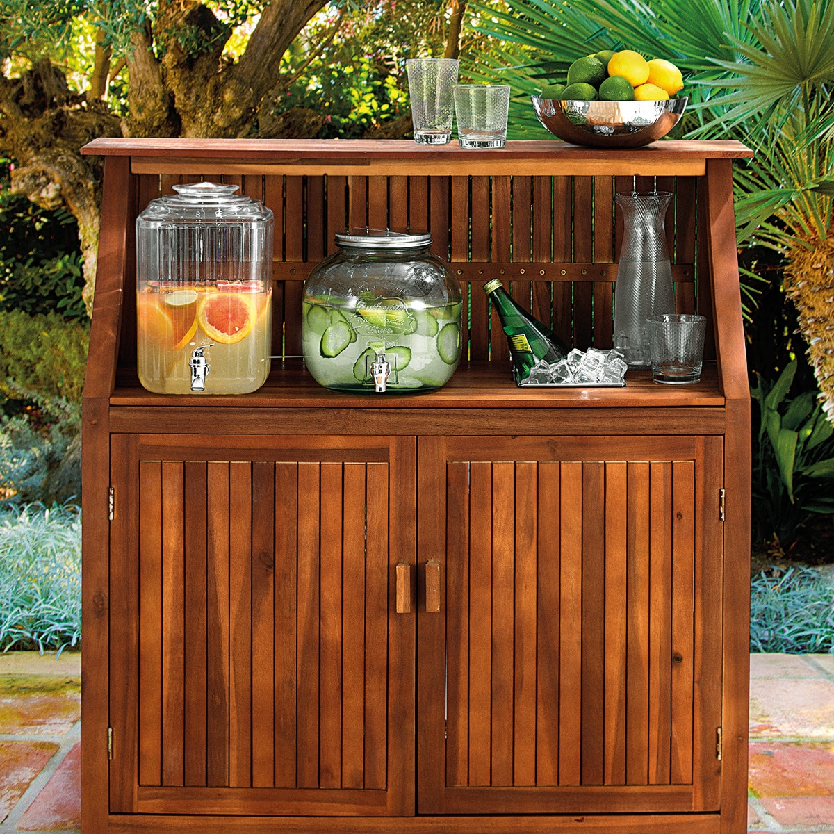 Dispensador com torneira de Vidro Reciclado Authentic Verde-4