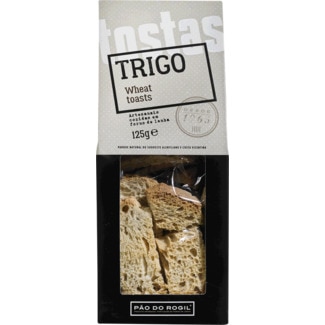 Pão de Trigo Tostas embalagem 125 g - Pão Do Rogil