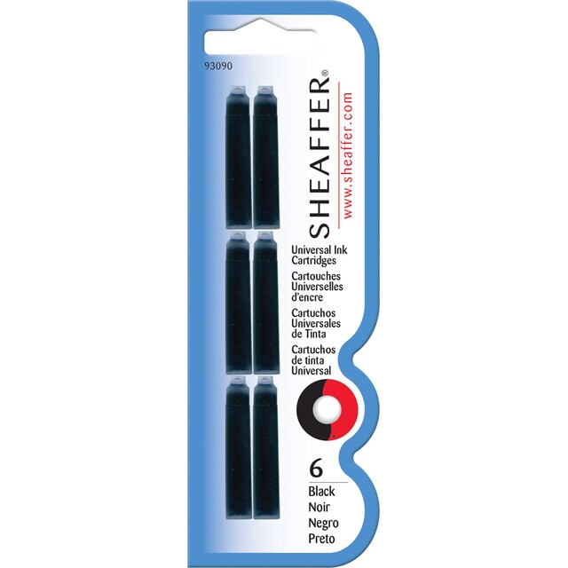 Imagen 0 de Cartuchos De Tinta (6) Para Pluma Estilográfica Sheaffer Color Negro