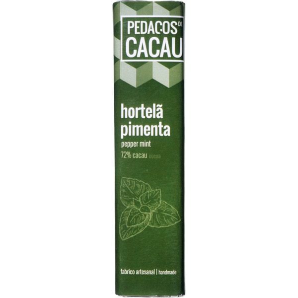 Chocolate Preto com Hortelã-Pimenta embalagem 30 g