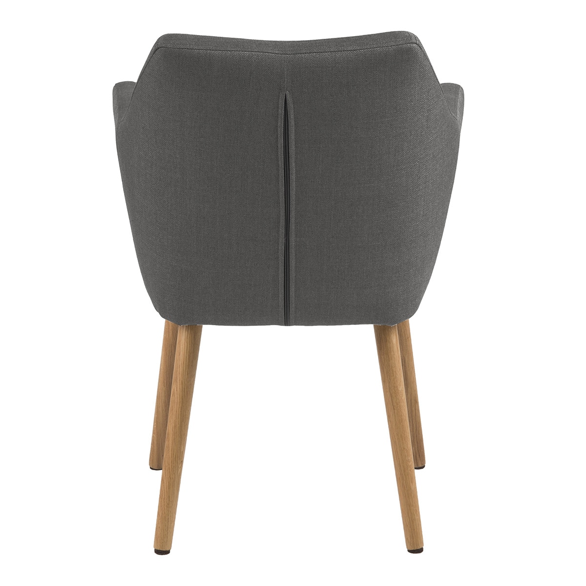 Cadeira Estofada Nora Cinzento-escuro-3