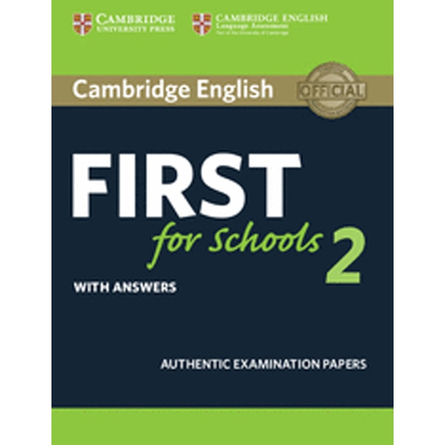 Cambridge English First for Schools 2 Student's Book with answers (Capa mole) 1