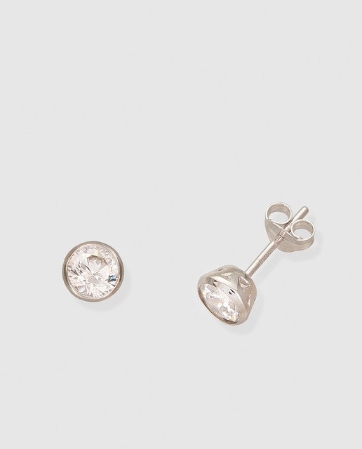 Imagen 0 de Pendientes de mujer de oro y circonitas El Corte Inglés