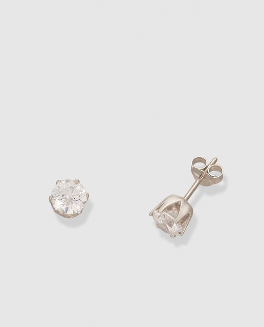 Imagen 0 de Pendientes de mujer de oro y circonitas El Corte Inglés