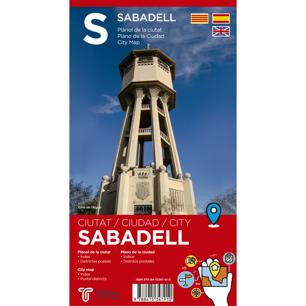 Imagem 0 de Plano callejero de las ciudades de terrasa y sabad