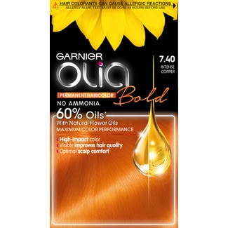 Coloração Permanente Nº 7.40 Acobreado embalagem 1 unidade - Garnier Olia Bold
