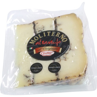 Moliterno al tartufo queso con leche de oveja y trufa de Cerdeña Italia cuña 250 g - Central Formaggi