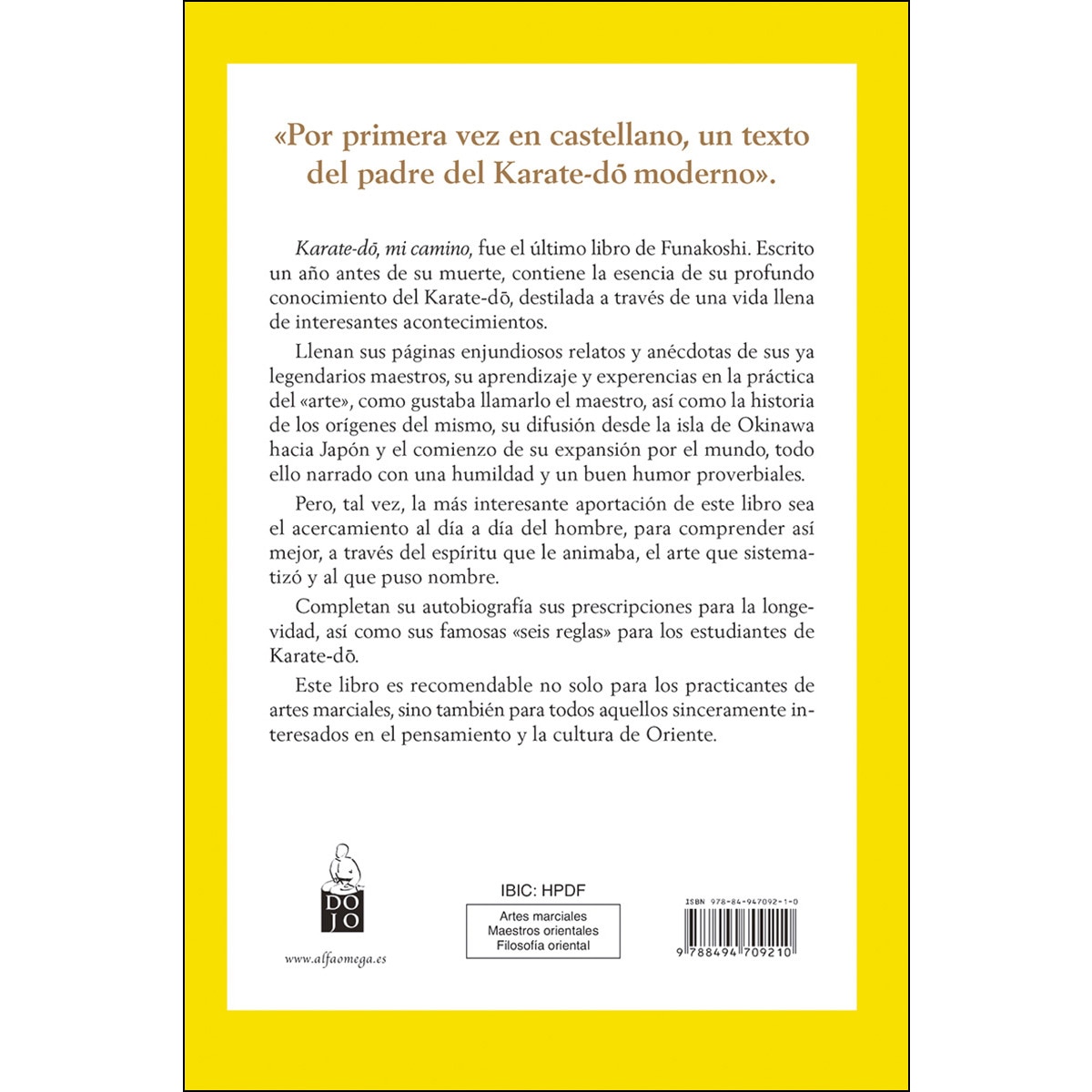 Imagem 0 de Karate-do, mi camino: Autobiografía(Tapa blanda)