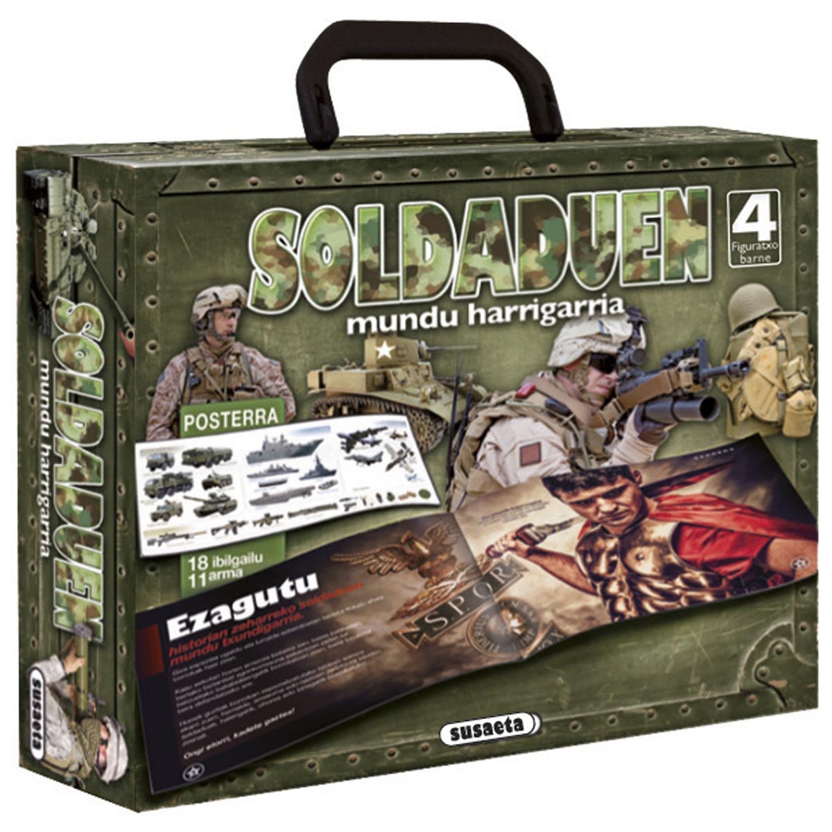 Soldaduen mundu harrigarria 1