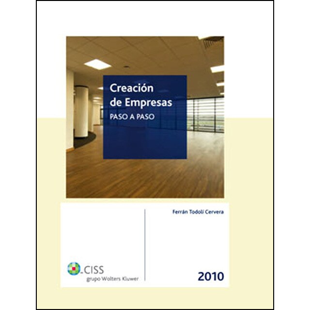 Creación de Empresas 2010: Paso a paso (Capa dura) 1