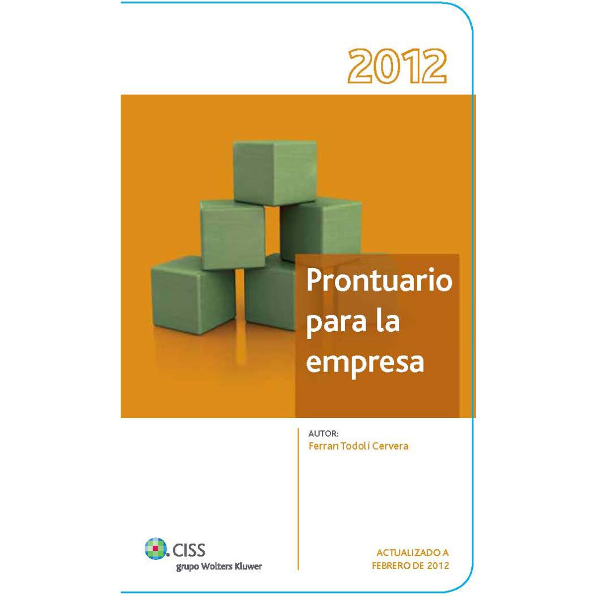 Prontuario para la empresa 2012 (Tapa blanda) 1