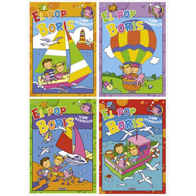 El pop Boris, llibre d'exercicis (4 títols) (Capa mole) 1