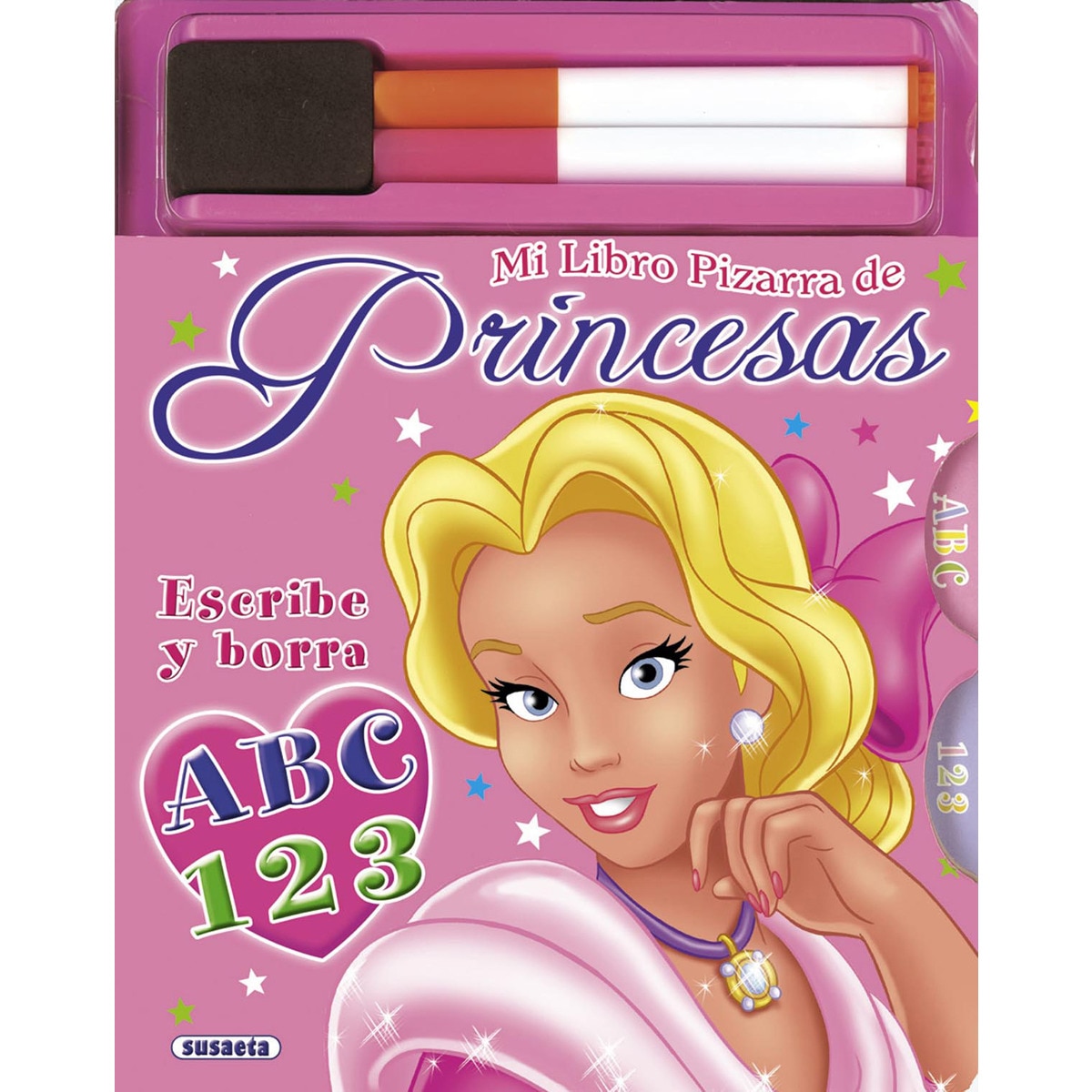 Mi libro pizarra de princesas. ABC 123 1