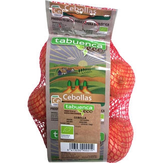 cebolla de agricultura ecológica malla 500 g - Tabuenca