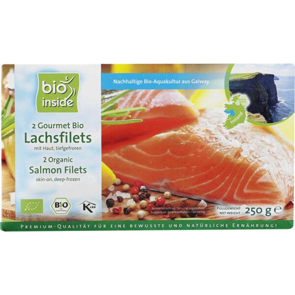 Bio Inside Postas de Salmão Biológicas embalagem 250 g